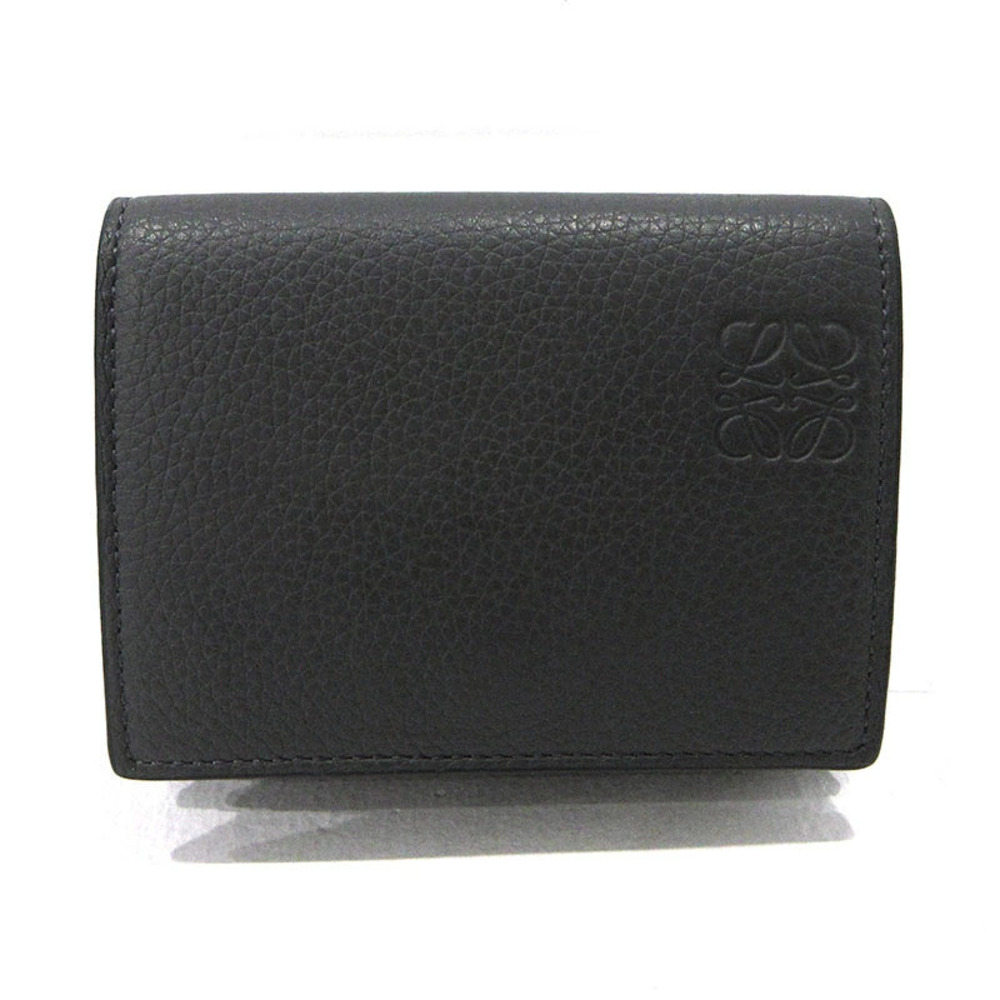 Loewe Anagram Trifold Wallet Gray